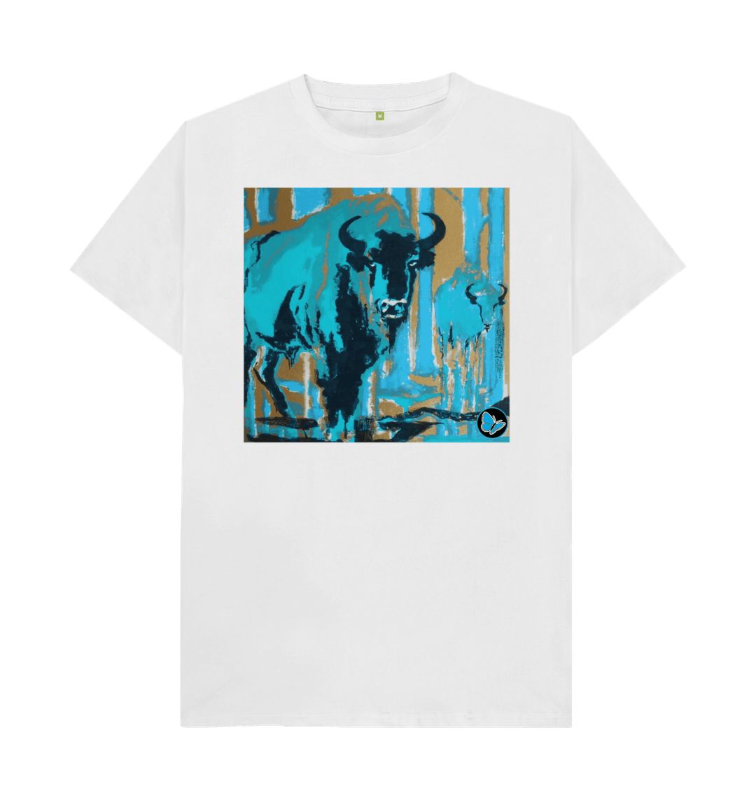 White Bison Art T-Shirt - Teemill