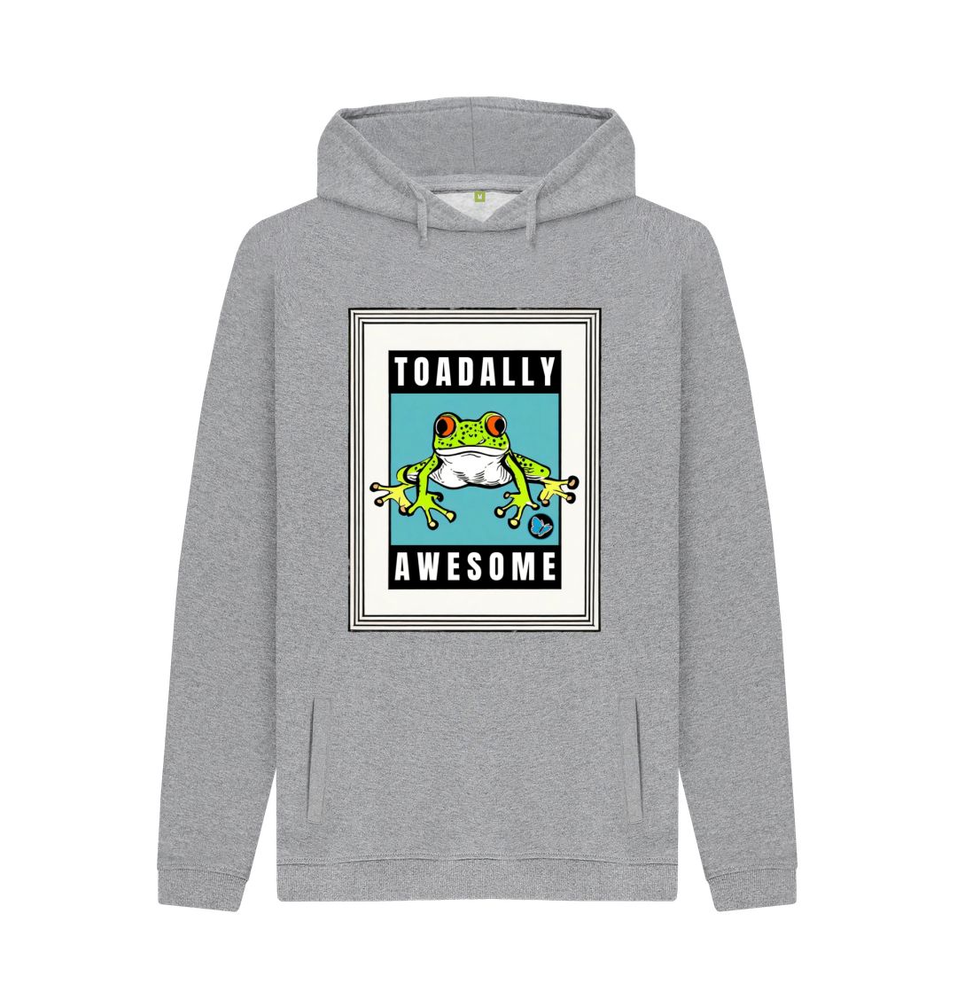 Light Heather Toadally Awesome Pullover Hoodie - Teemill