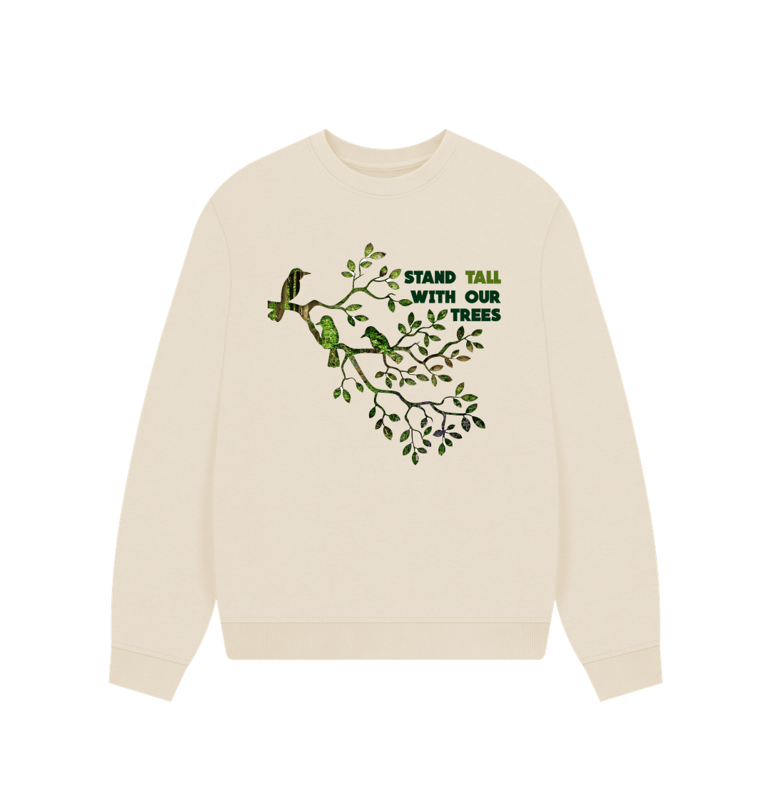 Oat Stand Tall With Our Trees Woodlands Jumper - Teemill