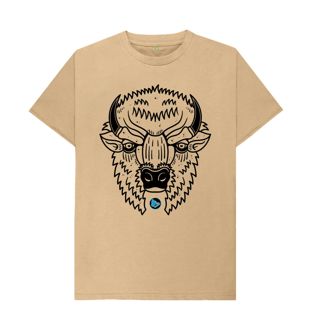 Sand Strong Bison T-Shirt - Teemill
