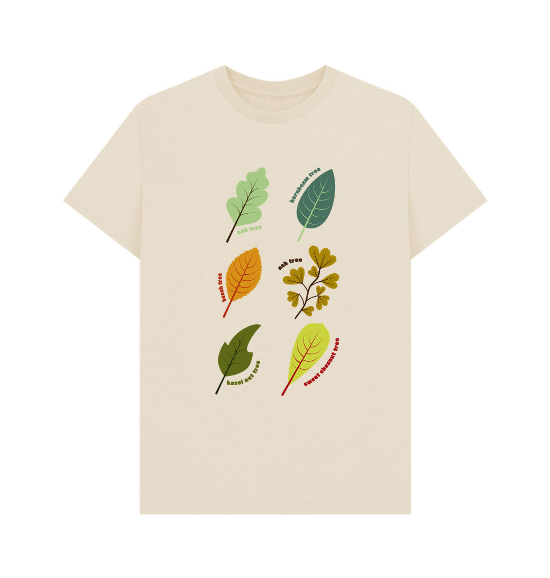 Oat Illustrated Woodlands Leaf T-Shirt - Teemill