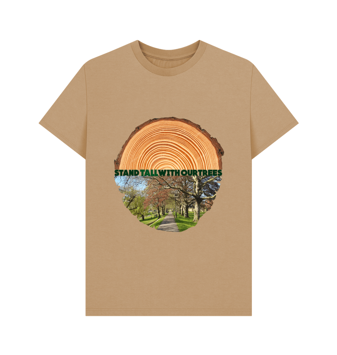 Sand Stand Tall With Our Trees Woodlands Campaign T-Shirt - Teemill