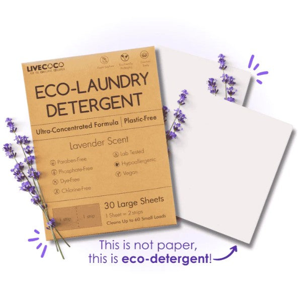 Eco-Laundry Detergent Sheets (60 small loads)