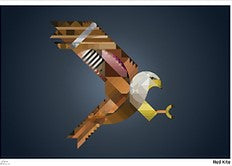 Geometric Bird Greeting Card