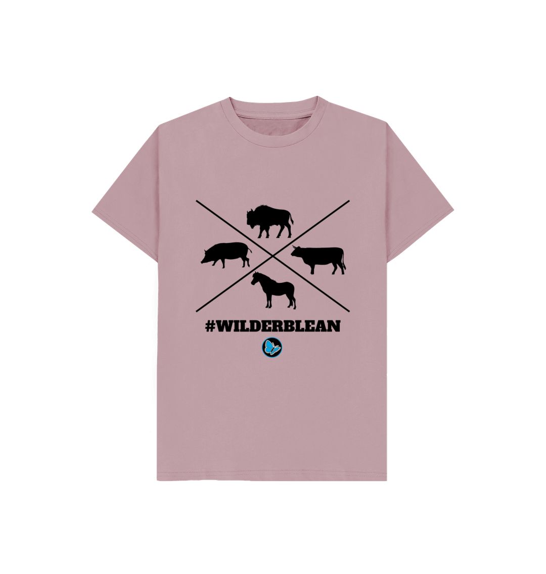 Mauve Conservation Grazers T-Shirt - Children - Teemill