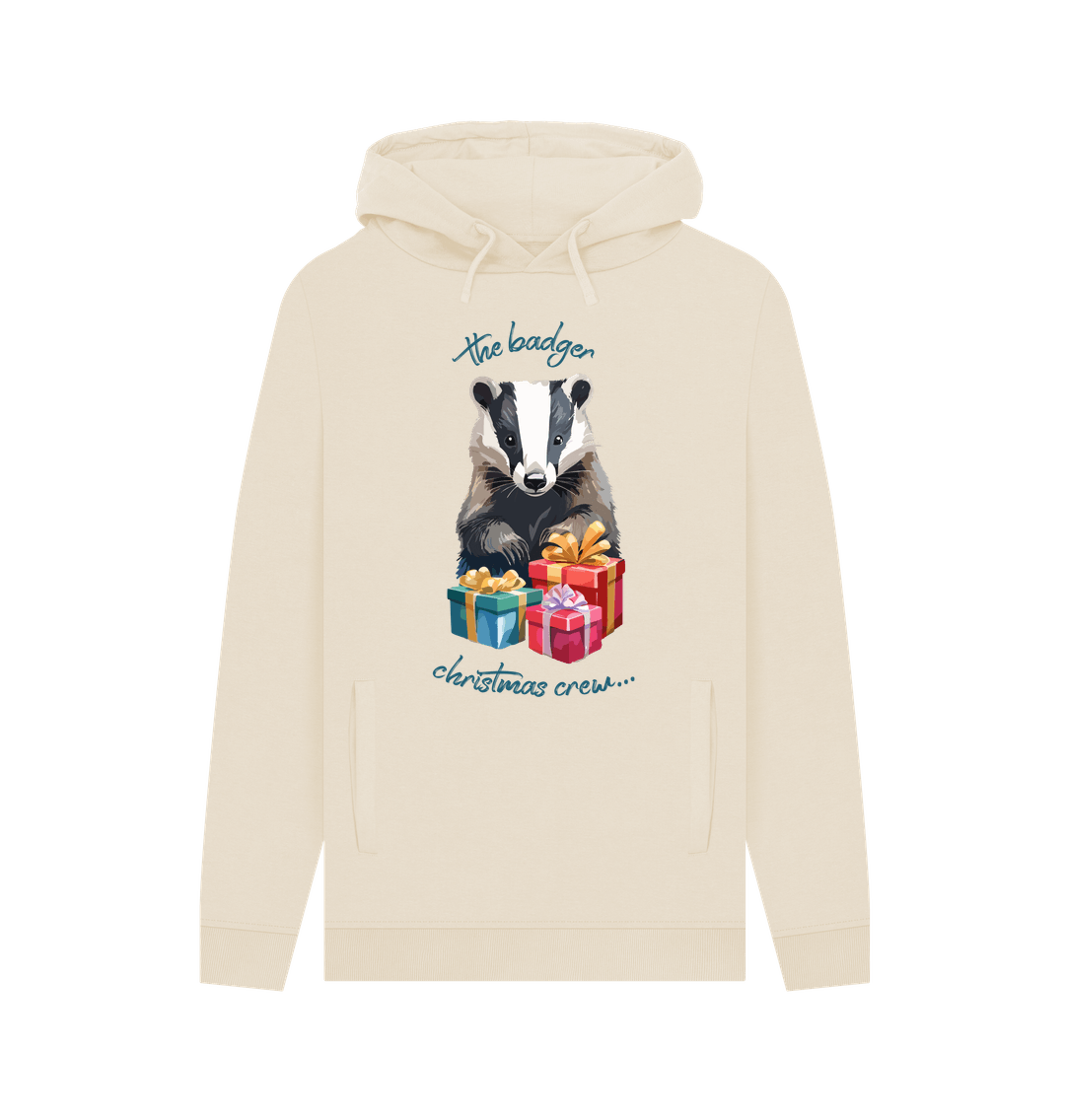 Oat Badger Christmas Hoodie - Teemill