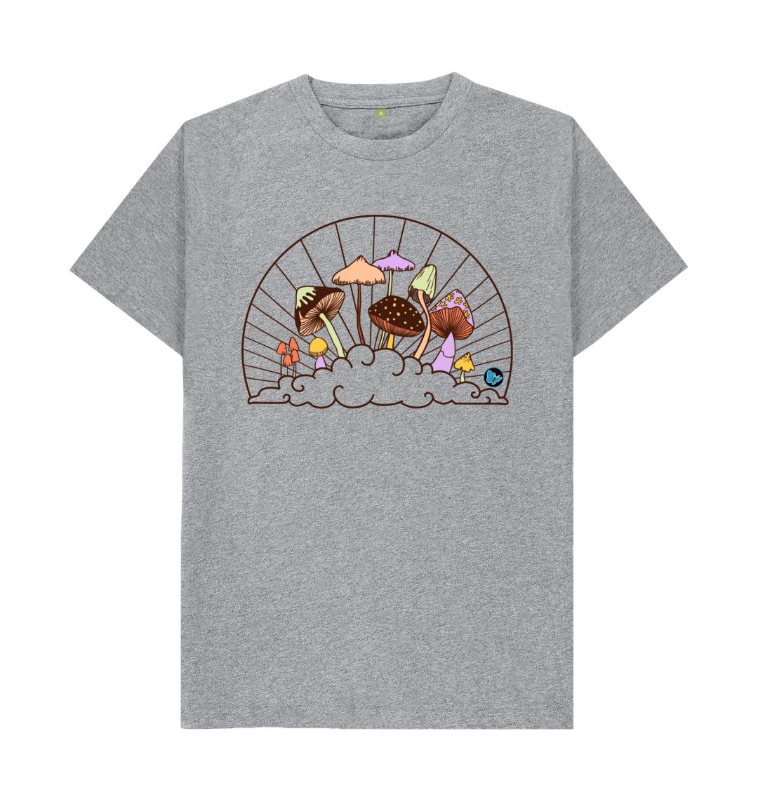 Athletic Grey Fungi in the Clouds T-Shirt - Children - Teemill