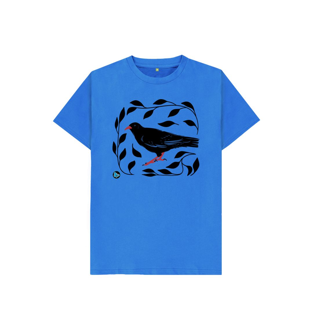 Bright Blue Chough T-Shirt - Children - Teemill