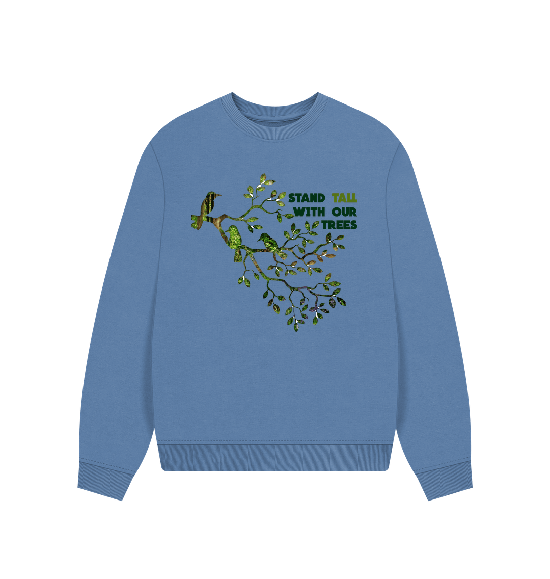 Solent Stand Tall With Our Trees Woodlands Jumper - Teemill