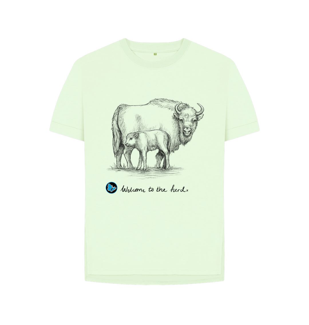 Pastel Green Welcome to the Herd Plain T-Shirt - Teemill