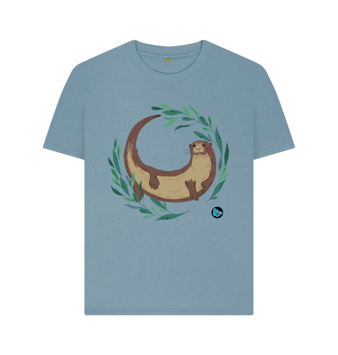Stone Blue Otter T-Shirt - Teemill