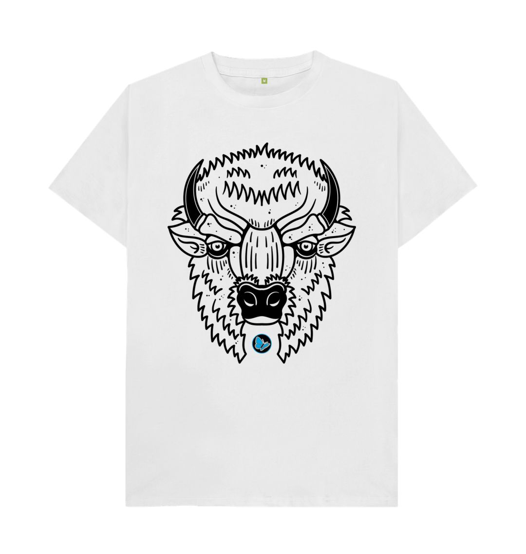White Strong Bison T-Shirt - Men