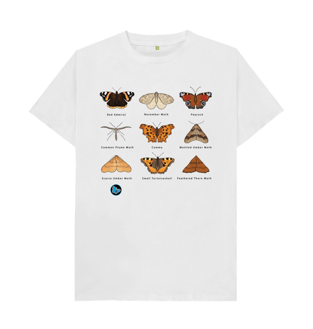 White Butterfly T-Shirt - Teemill