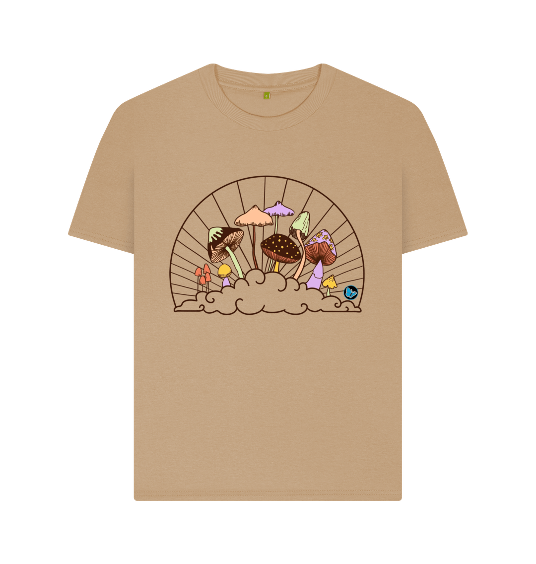 Sand Fungi in the Clouds T-Shirt - Teemill