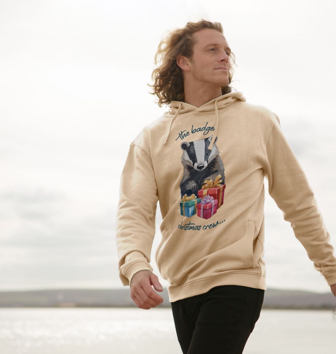 Badger Christmas Hoodie - Teemill
