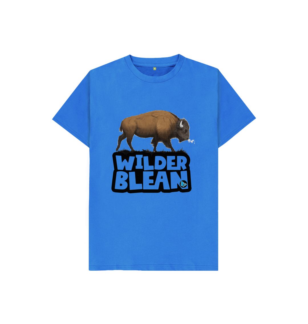 Bright Blue Wilder Blean T-Shirt - Children - Teemill