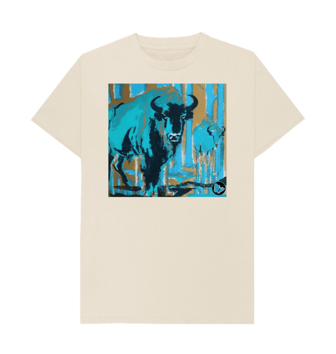 Oat Bison Art T-Shirt - Teemill