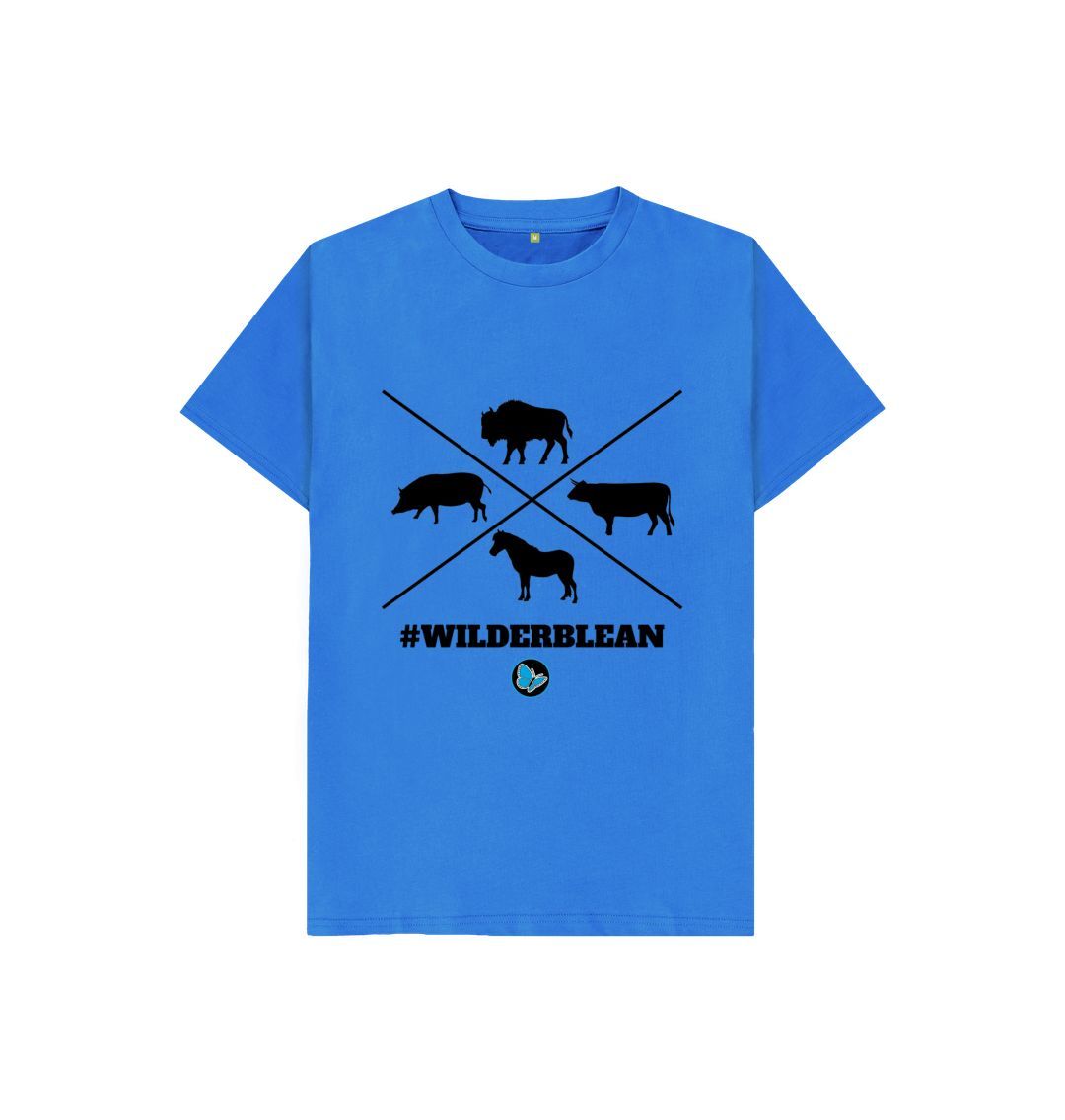 Bright Blue Conservation Grazers T-Shirt - Children - Teemill