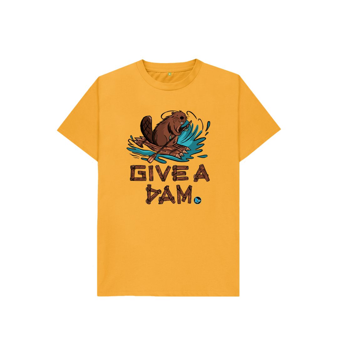 Mustard Give a Dam T-Shirt - Children - Teemill