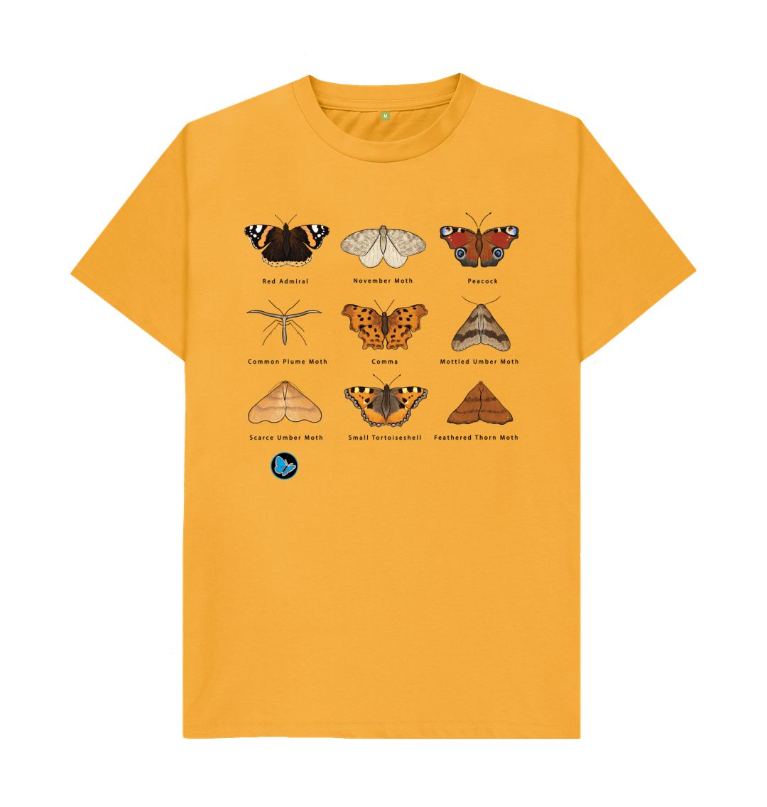 Mustard Butterfly T-Shirt - Teemill