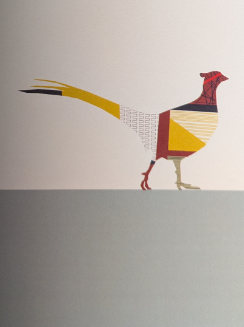 Christmas Pheasant Greeting Card