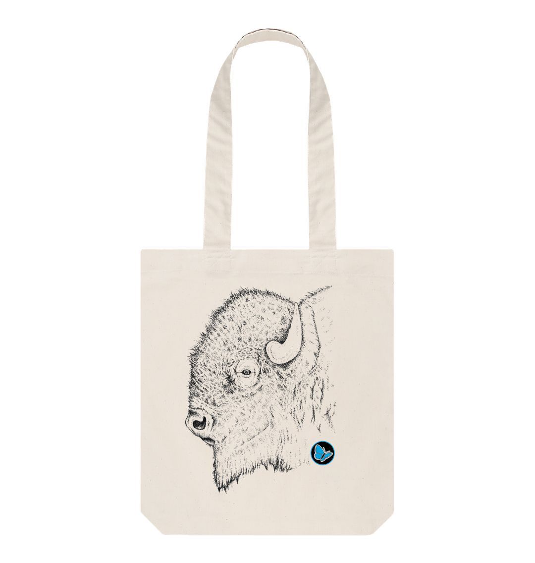 Natural Bison Side View - Bag