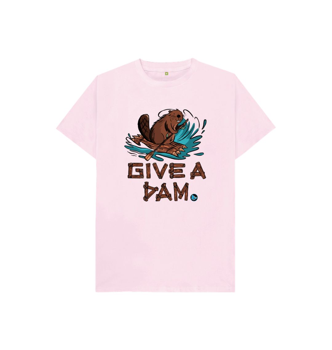 Pink Give a Dam T-Shirt - Children - Teemill