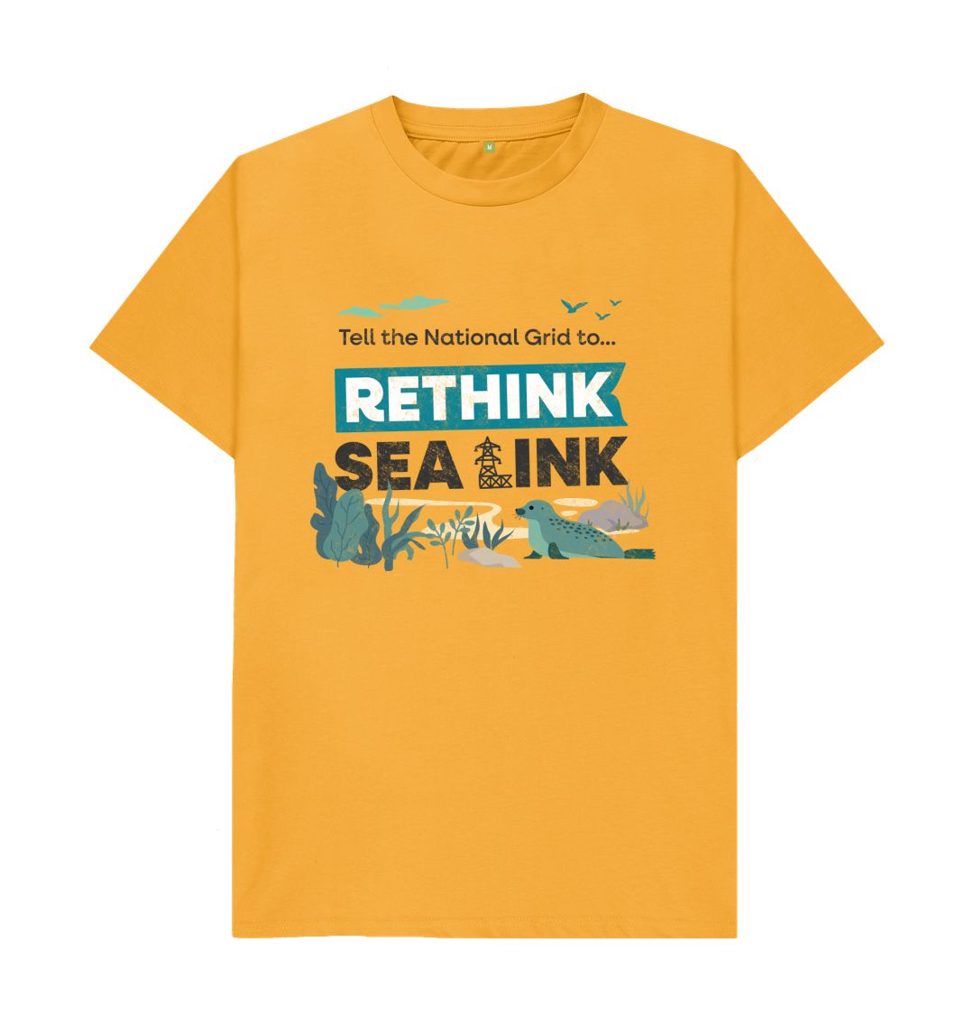 Mustard Rethink Sea link T-Shirt - Teemill