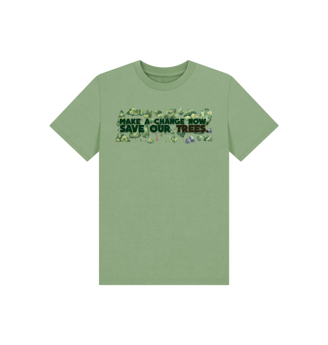 Sage Make A Change Woodlands T-shirt - Children - Teemill