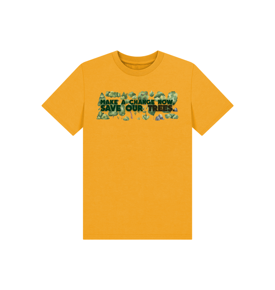 Mustard Make A Change Woodlands T-shirt - Children - Teemill