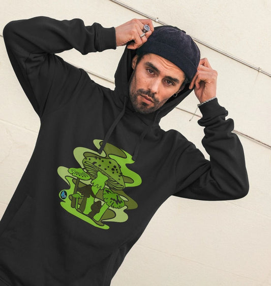 Remill Neon Green Mushroom Hoodie - Teemill