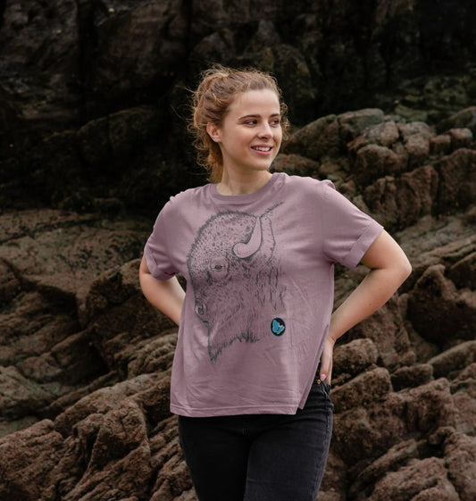 Bison Side View T-Shirt - Women