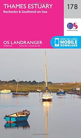 Thames Estuary Map | Rochester & Southend-on-Sea | Ordnance Survey