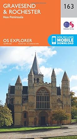 Gravesend & Rochester Map | Hoo Peninsula | Ordnance Survey | OS Explorer Map