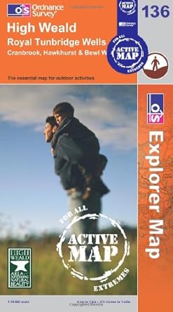 High Weald (OS Explorer Map Active)