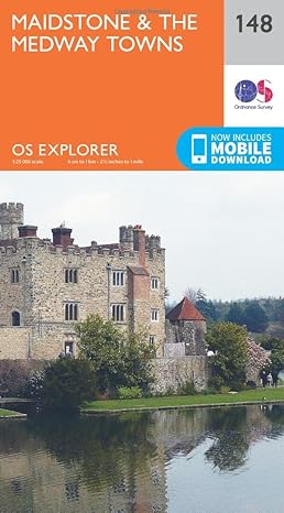 Maidstone & the Medway Towns Map | Kent Downs | Ordnance Survey