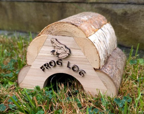Frog Log- Garden Wildlife Home