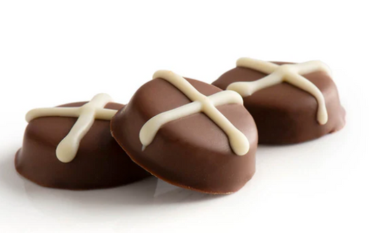 Hot Cross Bun Caramels