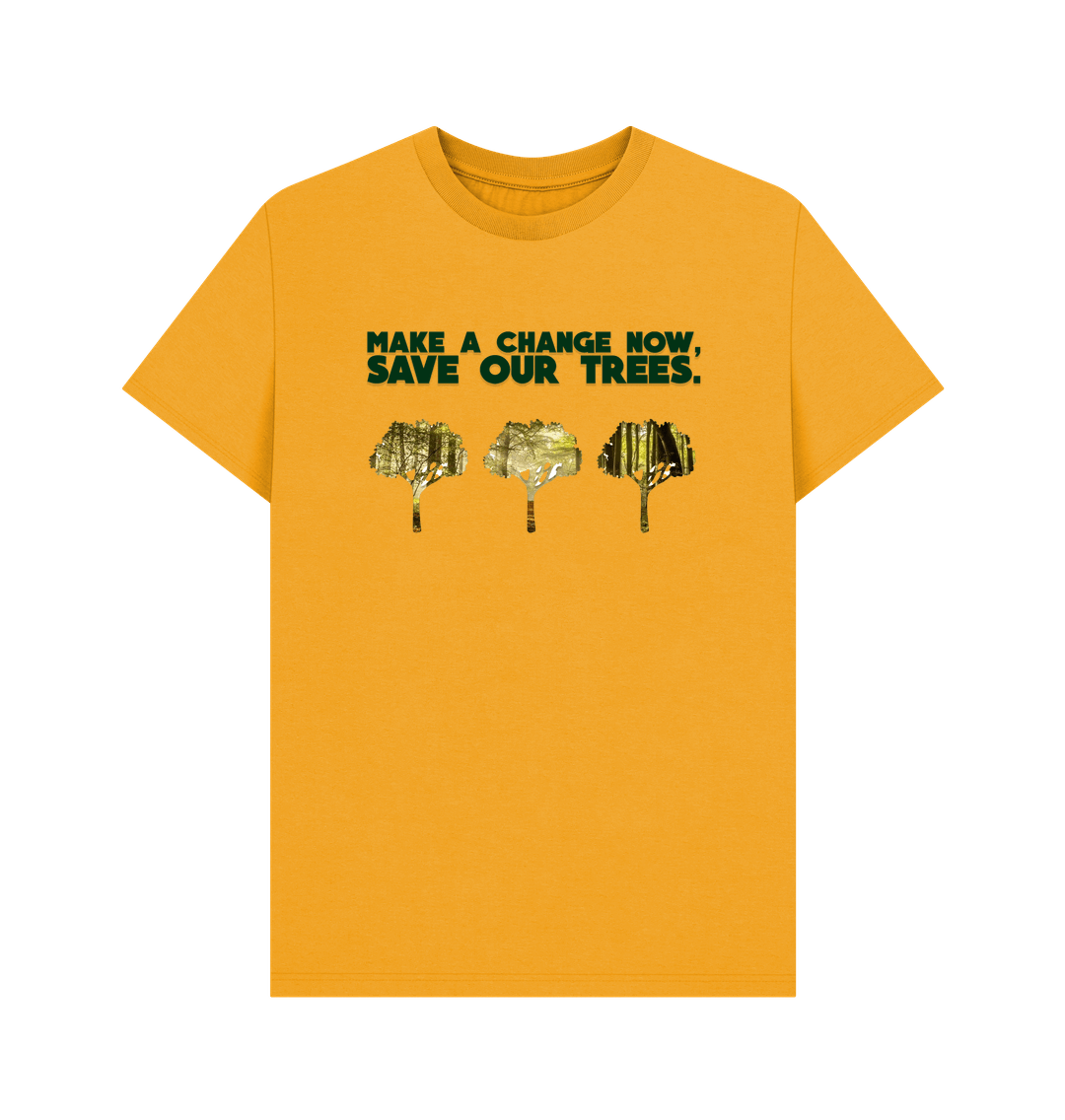 Mustard Save Our Trees Woodlands Campaign T-shirt - Teemill