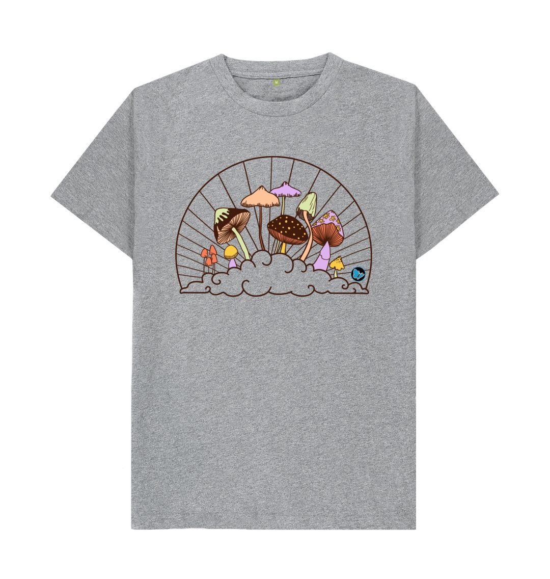 Athletic Grey Fungi in the Clouds T-Shirt -  Children - Teemill