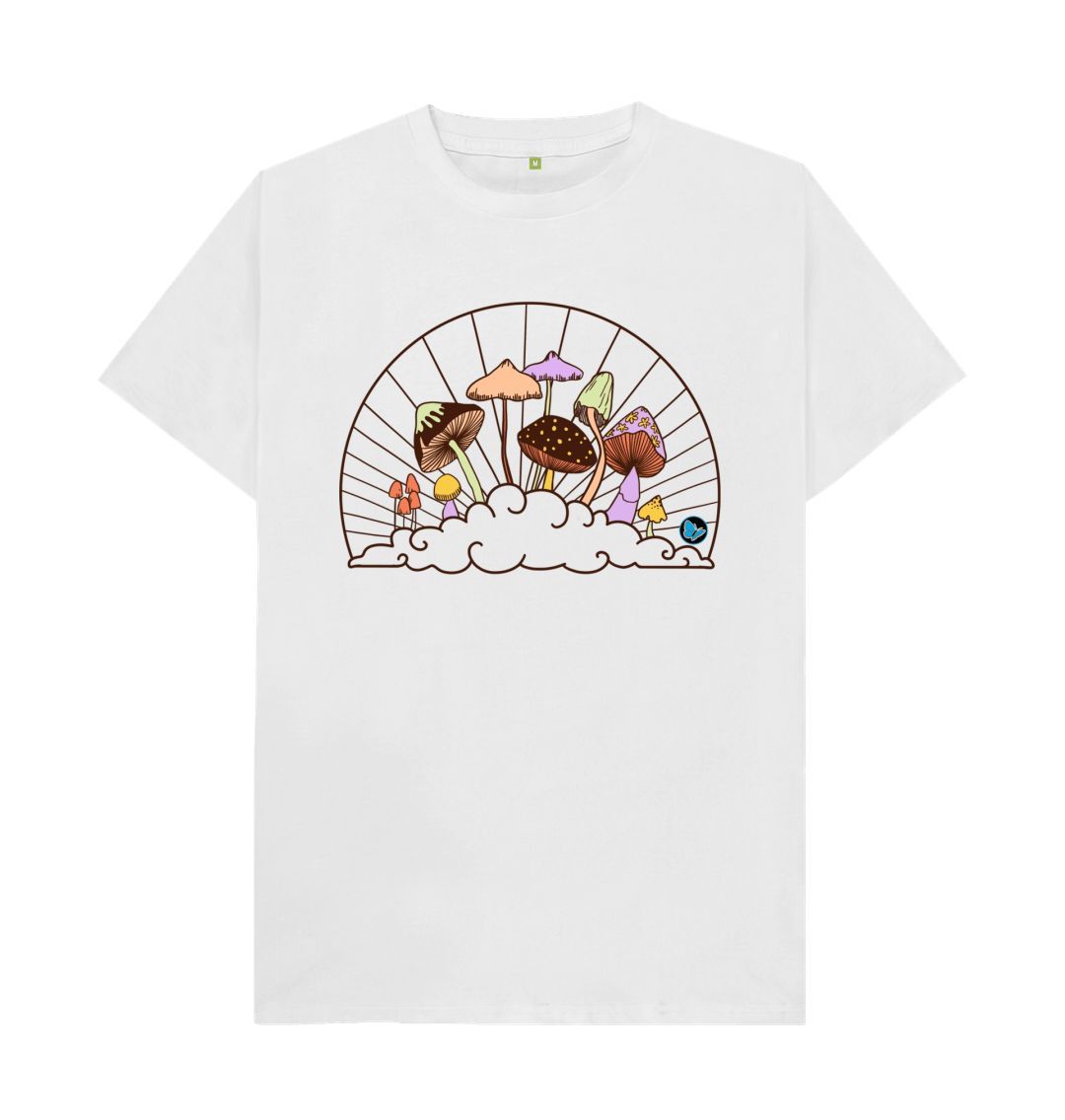 White Fungi in the Clouds T-Shirt -  Children - Teemill