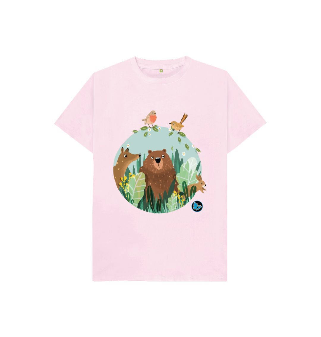 Pink Animal Family T-Shirt - Children - Teemill