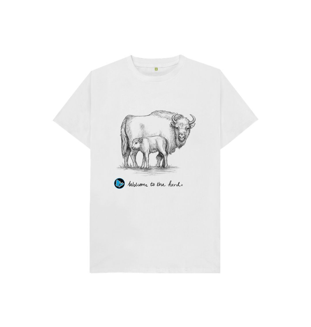 White Welcome to the Herd T-Shirt -Children - Teemill