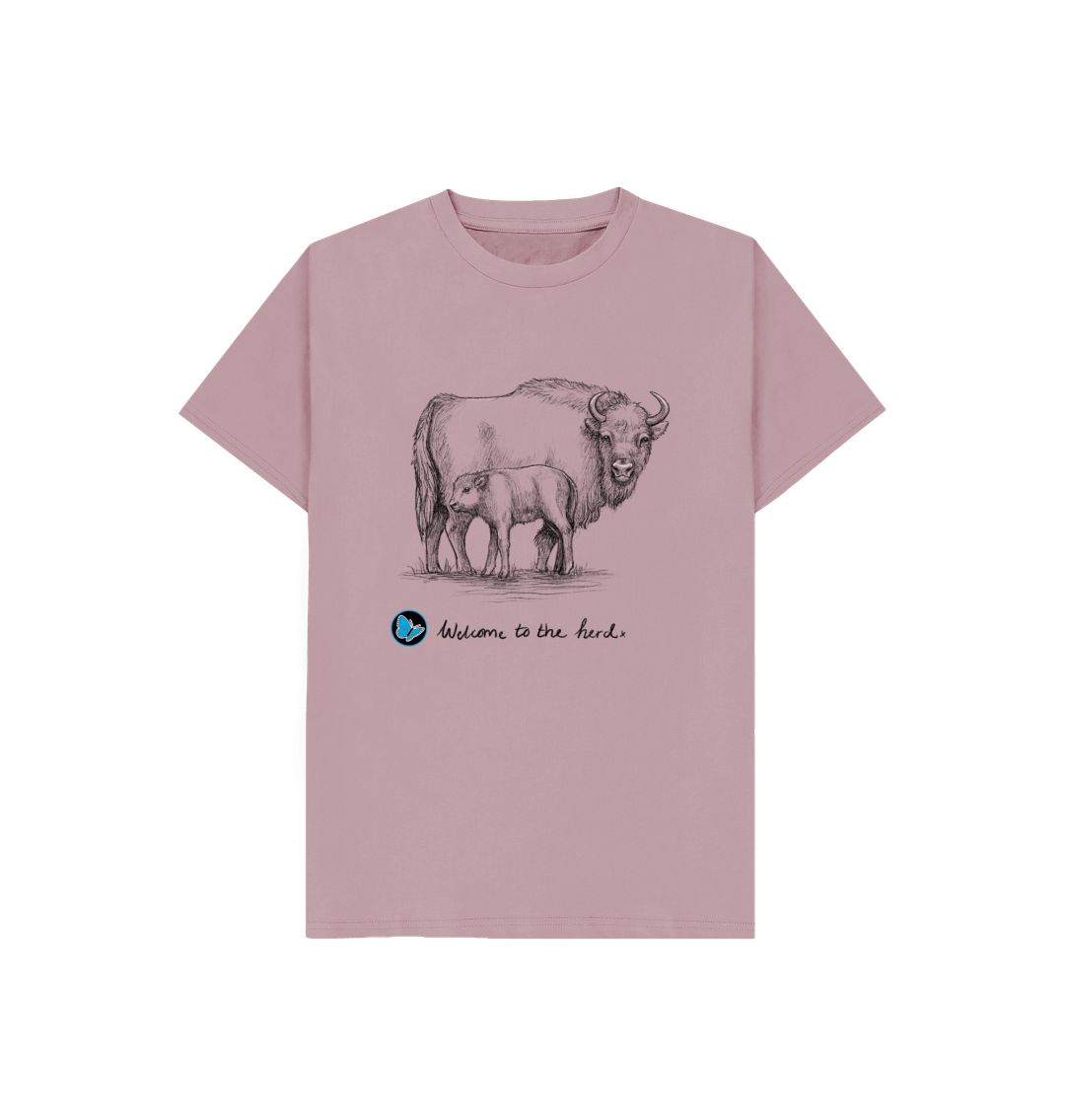 Mauve Welcome to the Herd T-Shirt -Children - Teemill