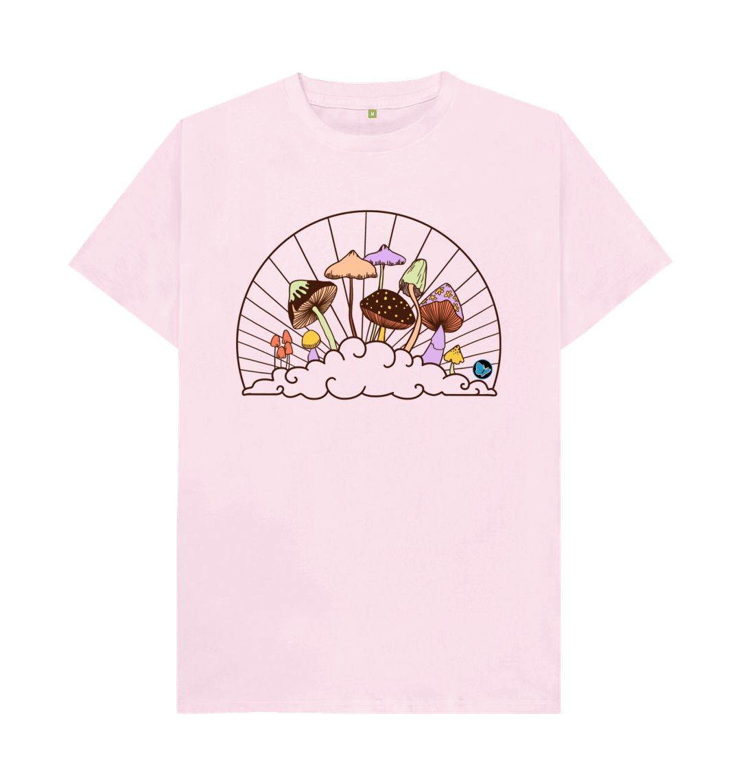 Pink Fungi in the Clouds T-Shirt -  Children - Teemill