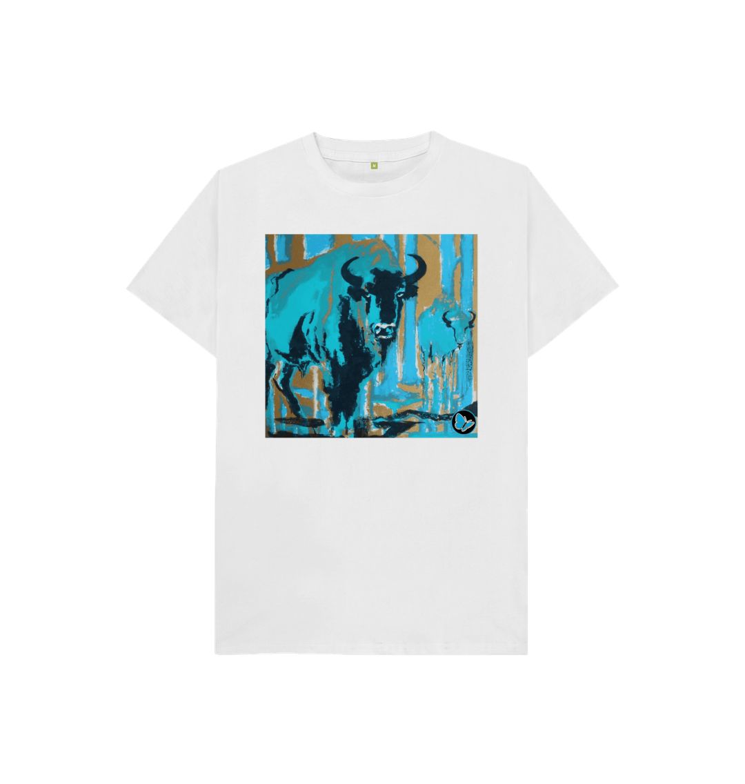 White Bison Art T-Shirt - Children - Teemill