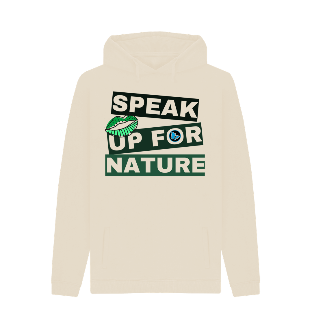 Oat Printed Hoody Front