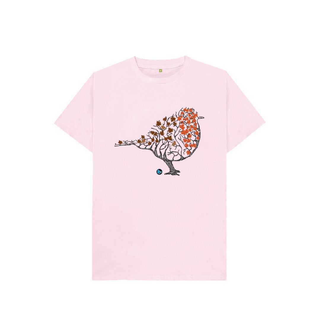 Pink Robin Tree T-Shirt - Children - Teemill