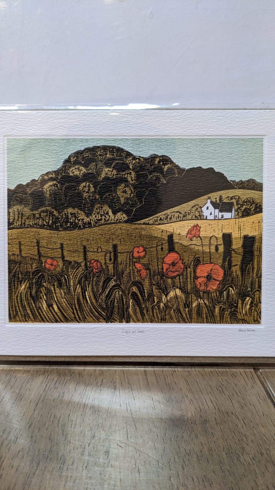 Poppies & Downs Greeting Card