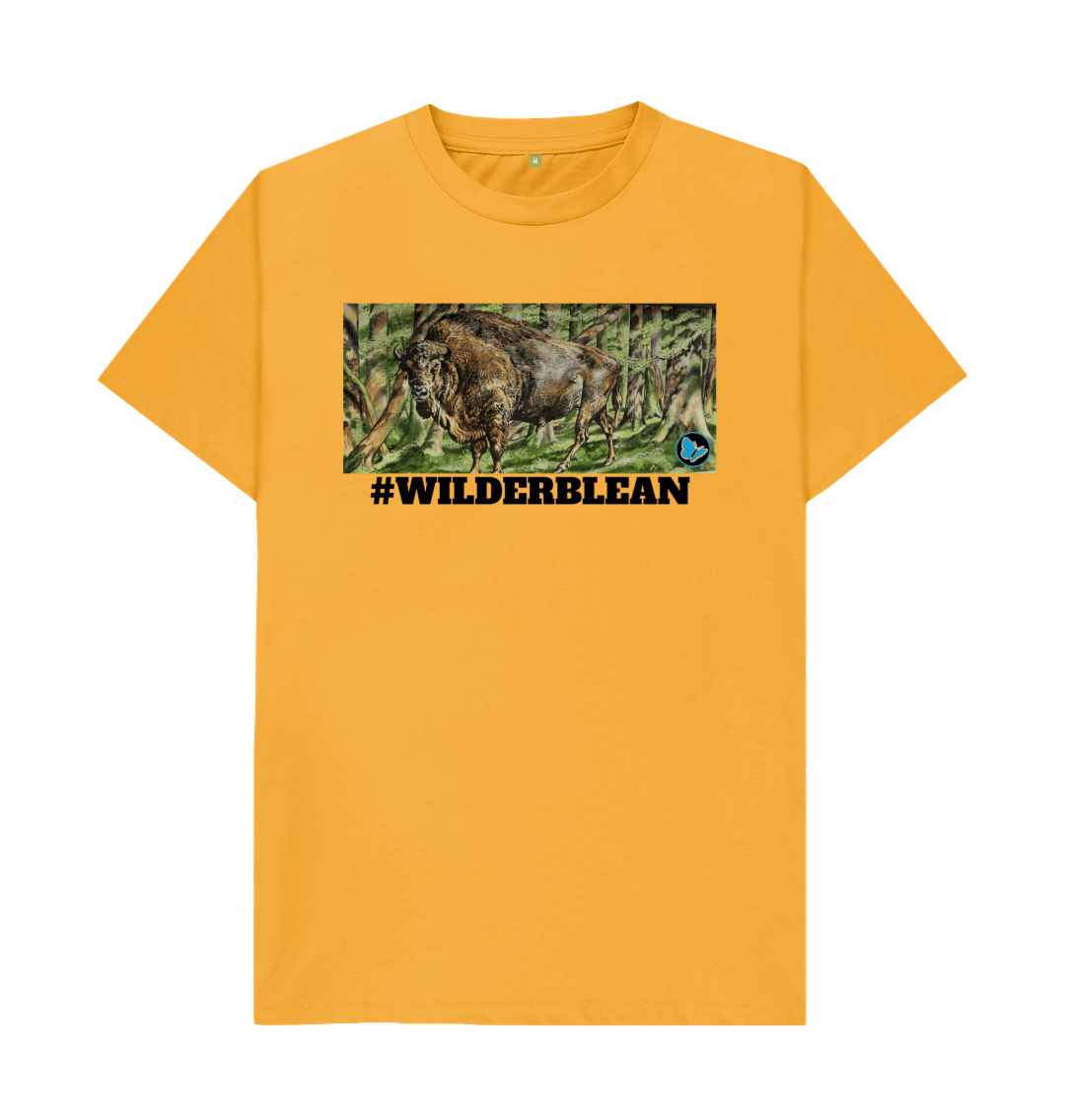 Mustard Bison Street Art T-Shirt - Teemill